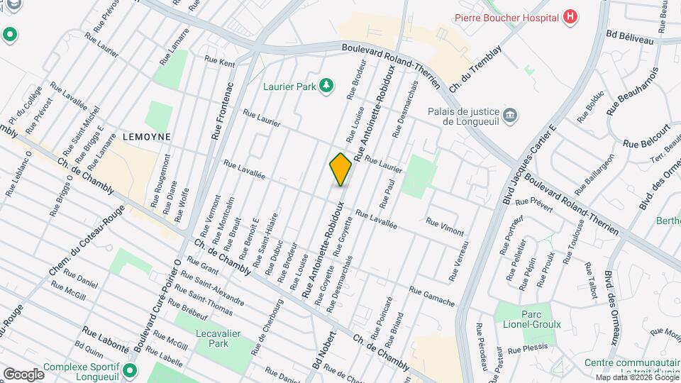 333 Antoinette-Robidoux Rue Map and Location Details