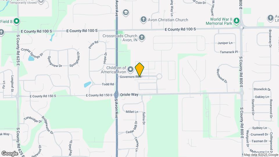 7179 Governors Row Map and Location Details