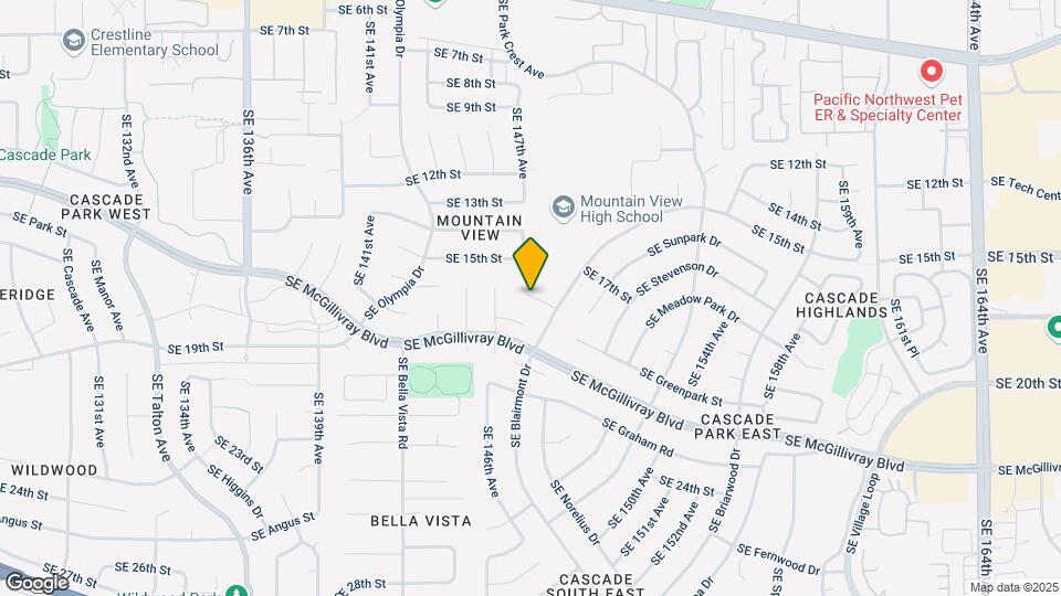 14725 SE 16th Cir Map and Location Details