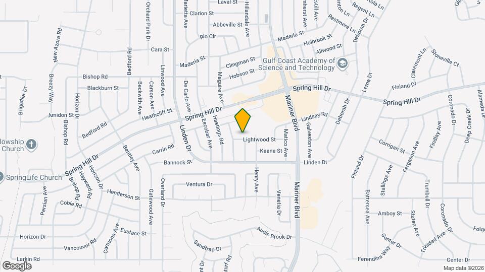 10485 Lightwood St Map and Location Details