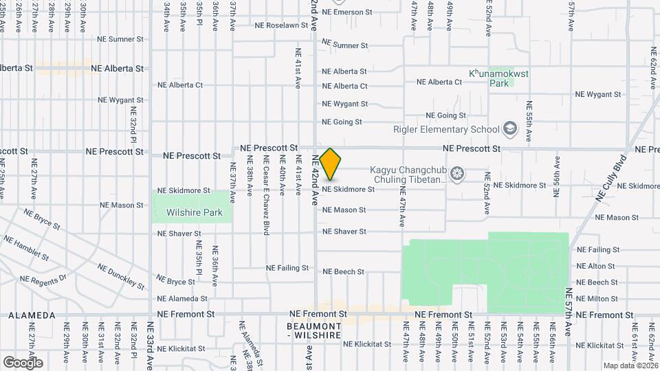 4239 NE Skidmore St., Unit Unit B Map and Location Details