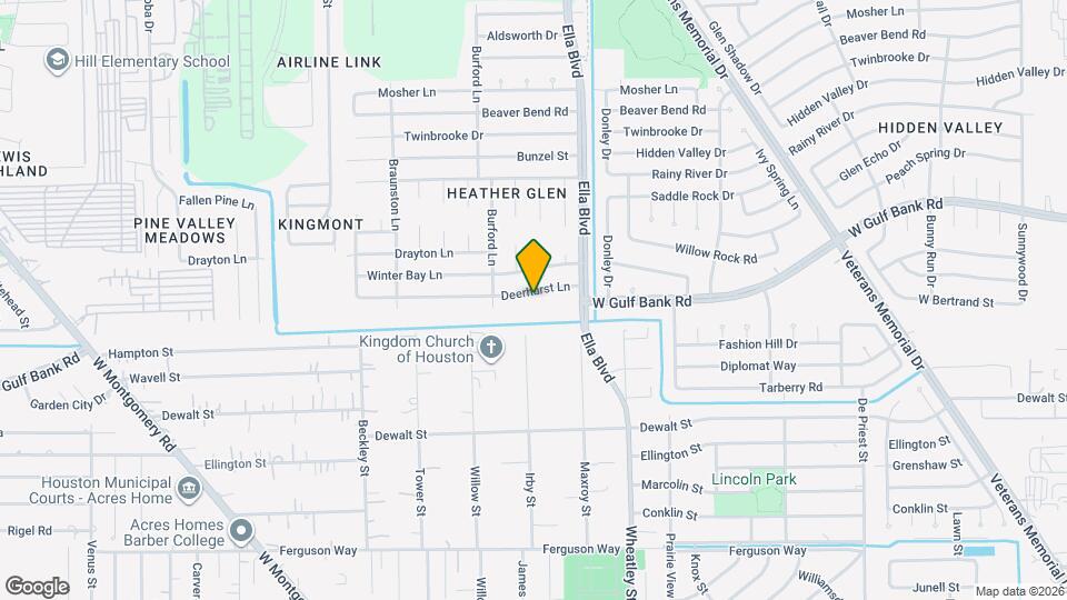 2007 Deerhurst Ln Map and Location Details