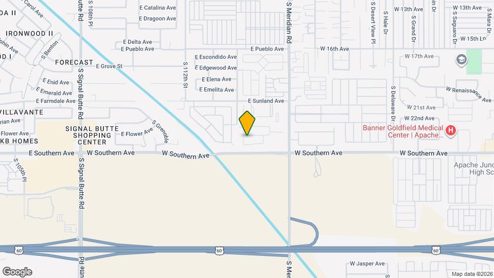 11425 E Flower Ave Map and Location Details