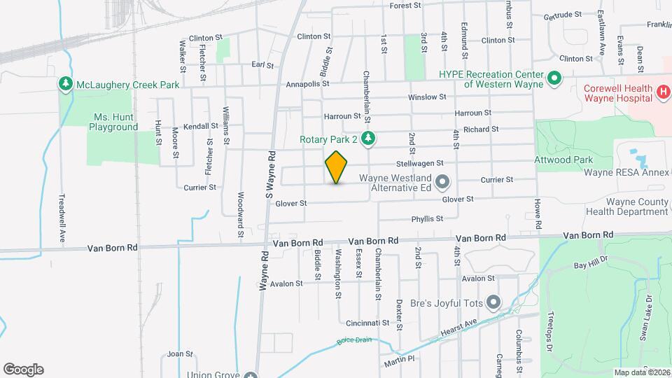 35247 Currier St Mapa y Detalles de la Ubicación