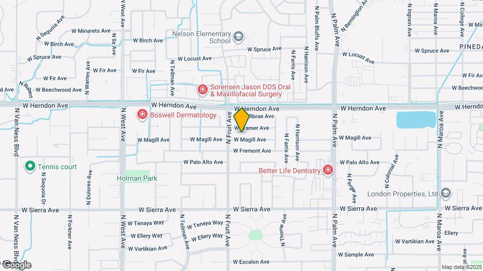 1350 W Magill Ave Map and Location Details