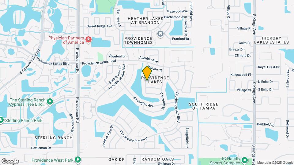 1612 Westerly Dr Map and Location Details