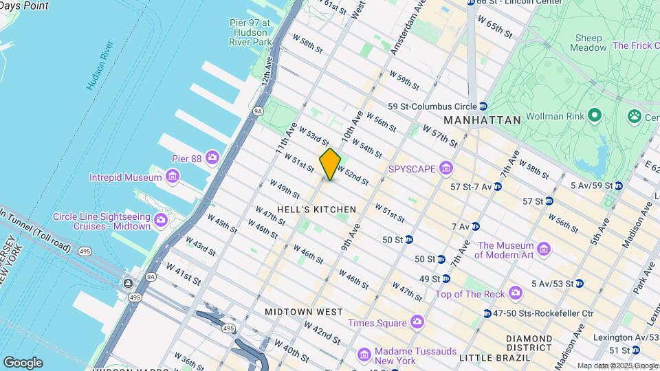 462 W 51st St Mapa y Detalles de la Ubicación