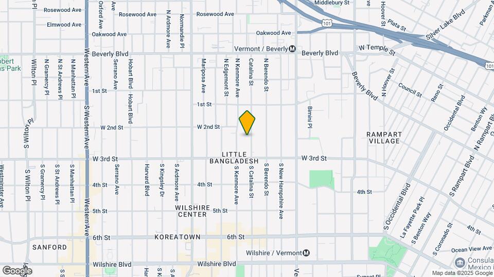 211-215 S Catalina St Map and Location Details