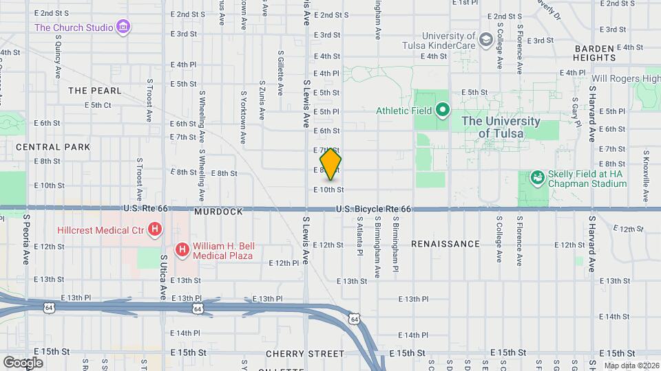 2435 E 10th St Map and Location Details