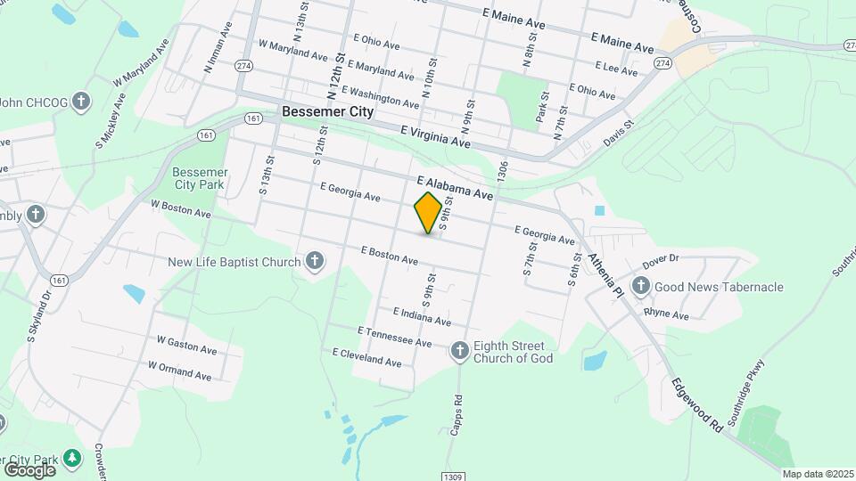 314 E Louisiana Ave Map and Location Details