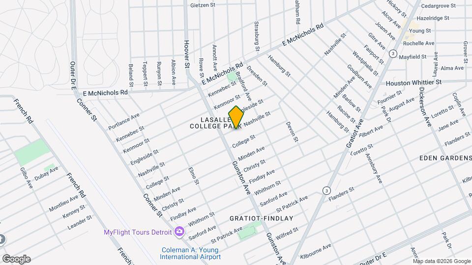11760 Nashville St Map and Location Details
