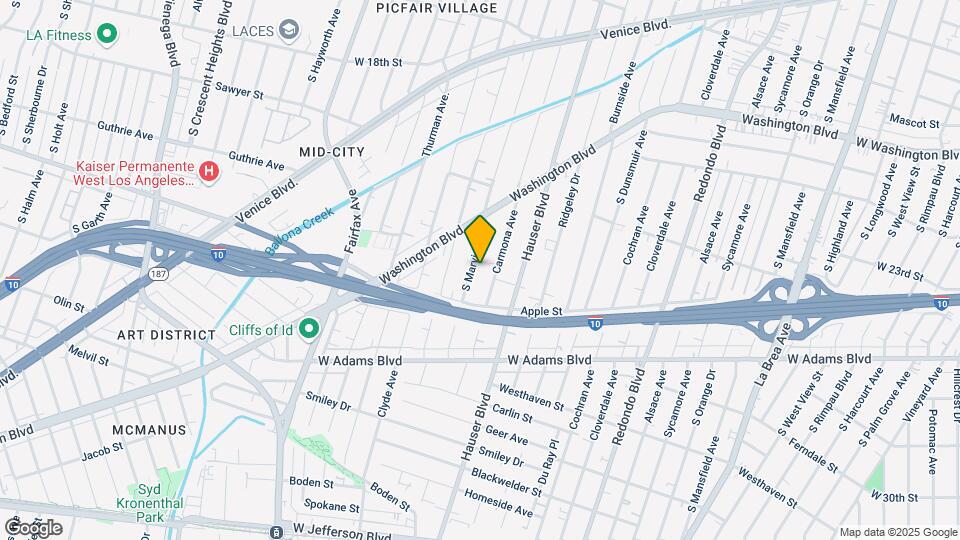 2324 S Marvin Ave Map and Location Details
