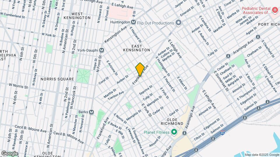 2431 Frankford Ave Map and Location Details