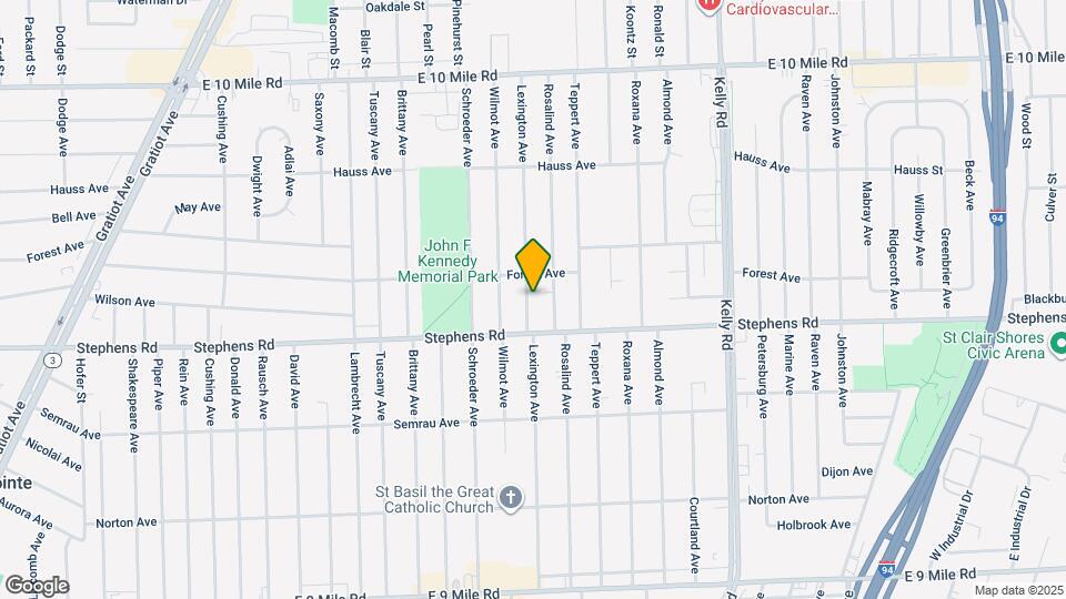 24260 Lexington Ave Map and Location Details