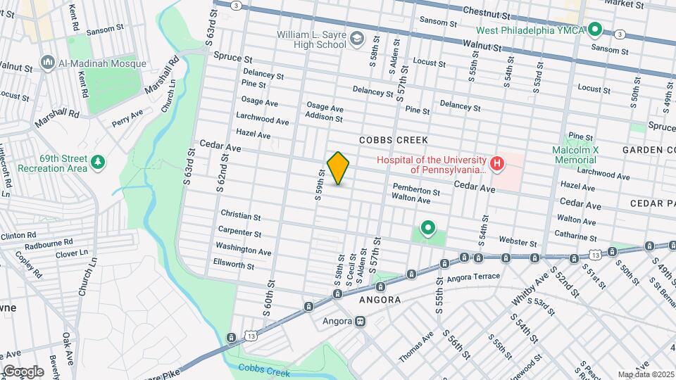 5824 Walton Ave Mapa y Detalles de la Ubicación