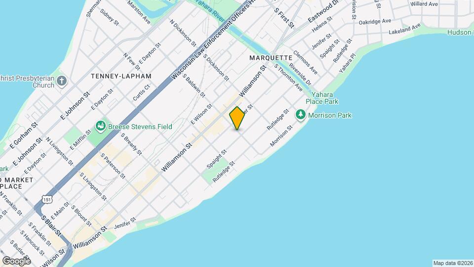 1256 Spaight St, Unit 1 Map and Location Details
