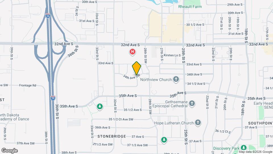Fargo Park Apartments Map and Location Details