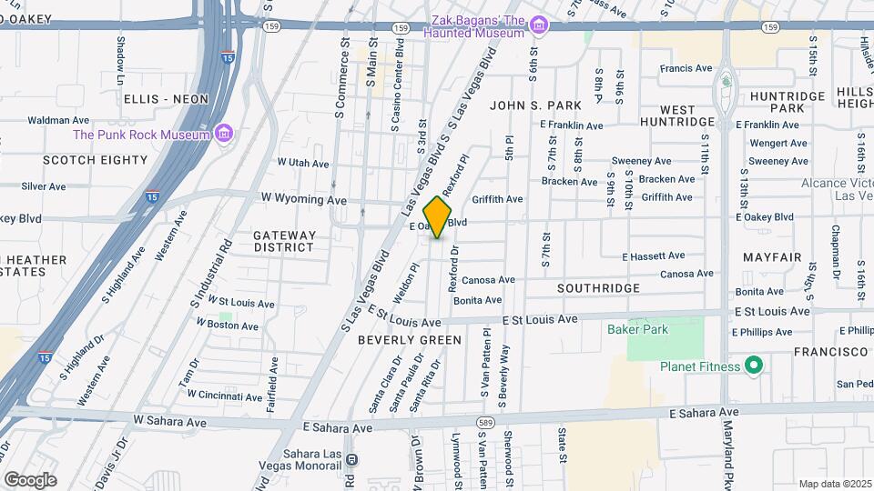1715 Santa Paula Dr Map and Location Details
