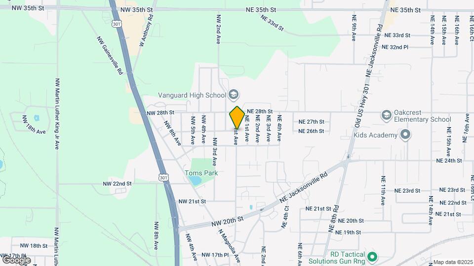 2533 NW 1st Ave Map and Location Details