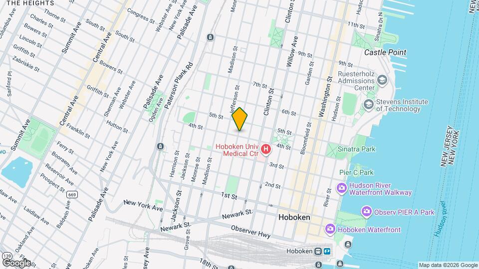 409 Adams St Map and Location Details