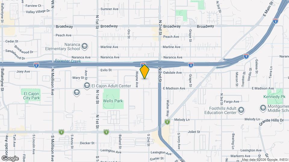 1278 E Madison Ave Map and Location Details