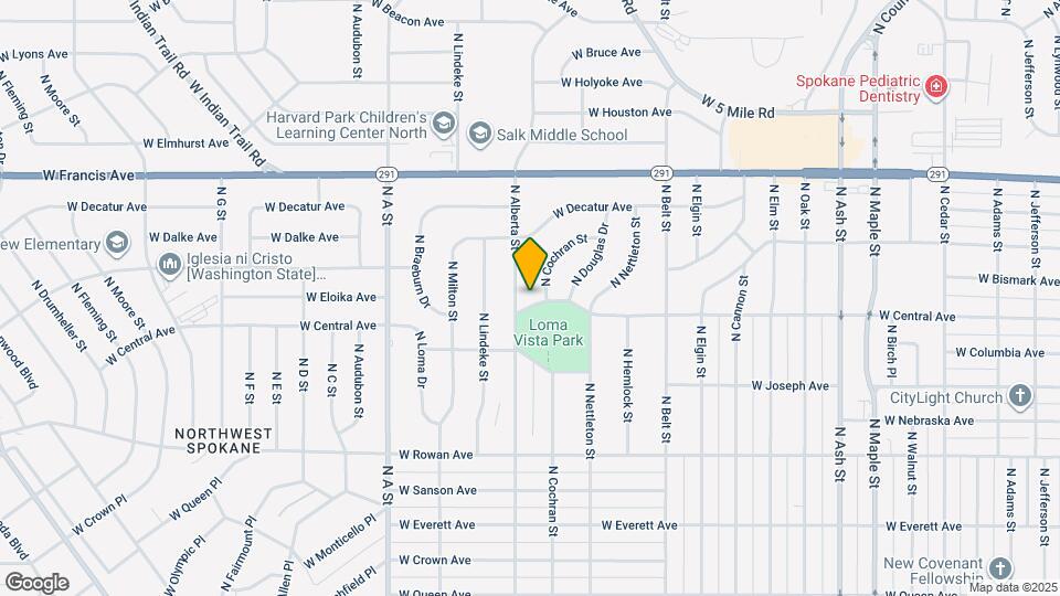 2518 W Central Ave Map and Location Details