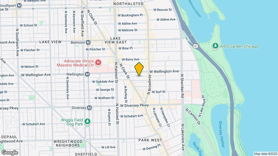 638 W Oakdale Ave, Unit 2 Map and Location Details