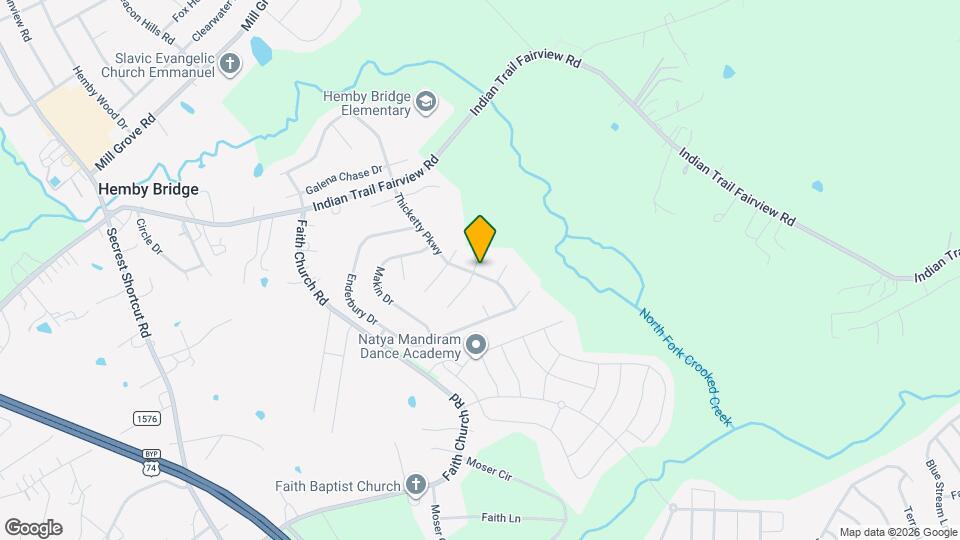 6001 Thicketty Pkwy Map and Location Details