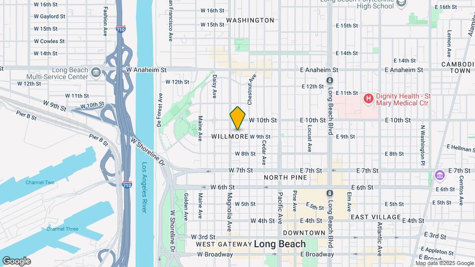 445 W 9th St Map and Location Details