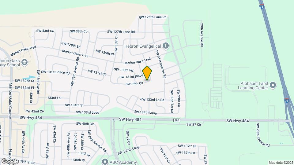 13039 SW 35th Cir Map and Location Details