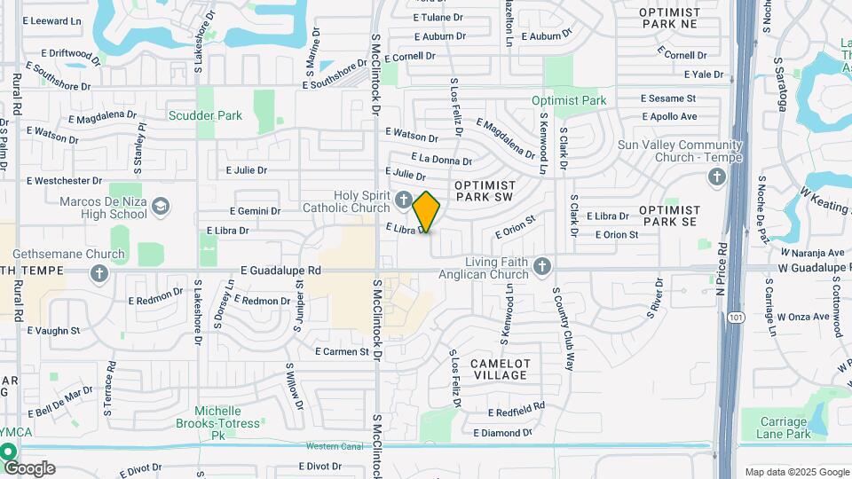 6212 S Taylor Dr Map and Location Details