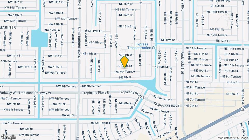 321 NE 9th Terrace Map and Location Details