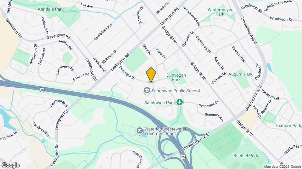 389 Dunvegan Dr Map and Location Details