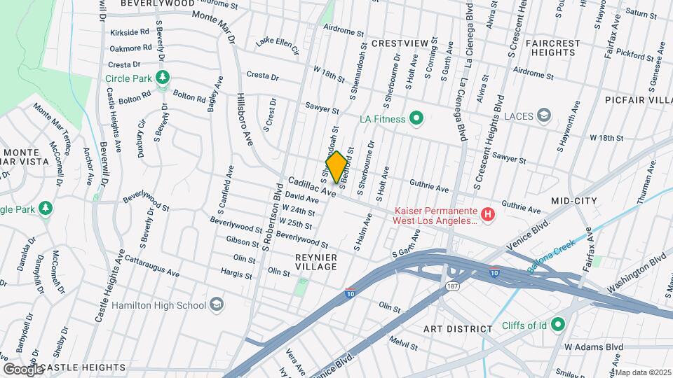 2043 S Bedford St Map and Location Details