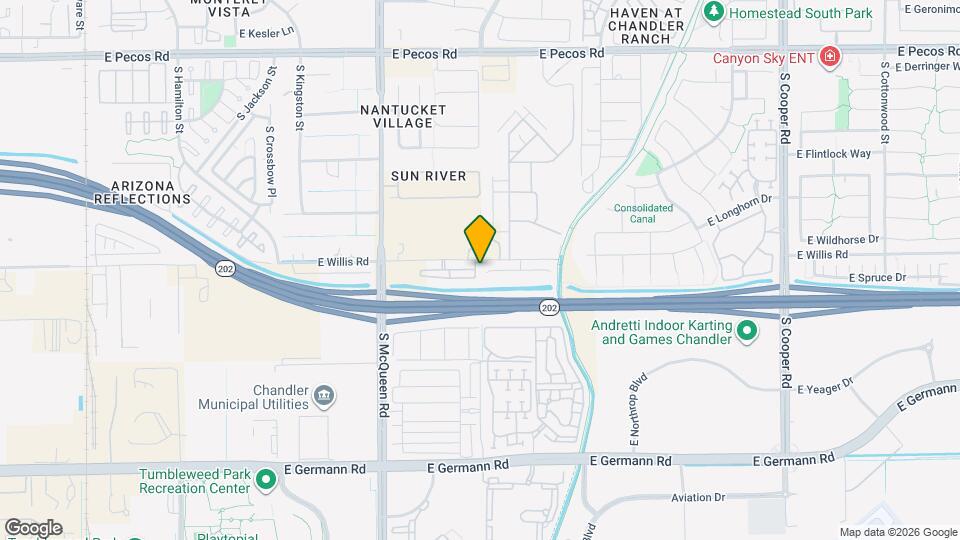 1521 S Senate St Map and Location Details