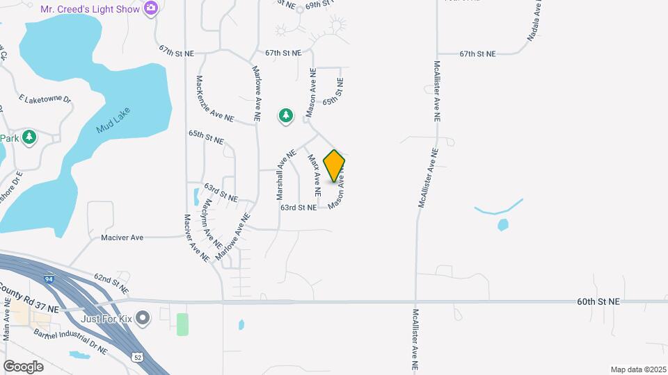 6339 Mason Ave NE Mapa y Detalles de la Ubicación