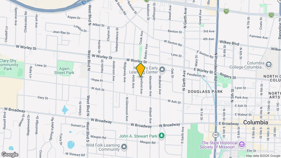 313 Sanford Ave Map and Location Details