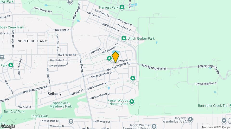 6715 NW Mayflower Pl Map and Location Details