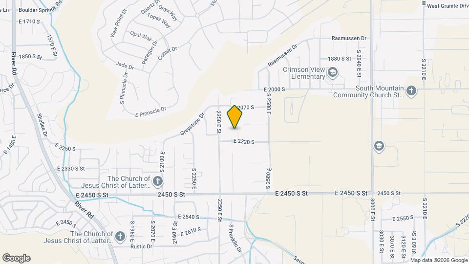 2182 S 2440 E Map and Location Details