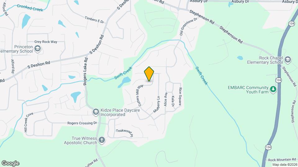 1769 Cutters Mill Way Mapa y Detalles de la Ubicación