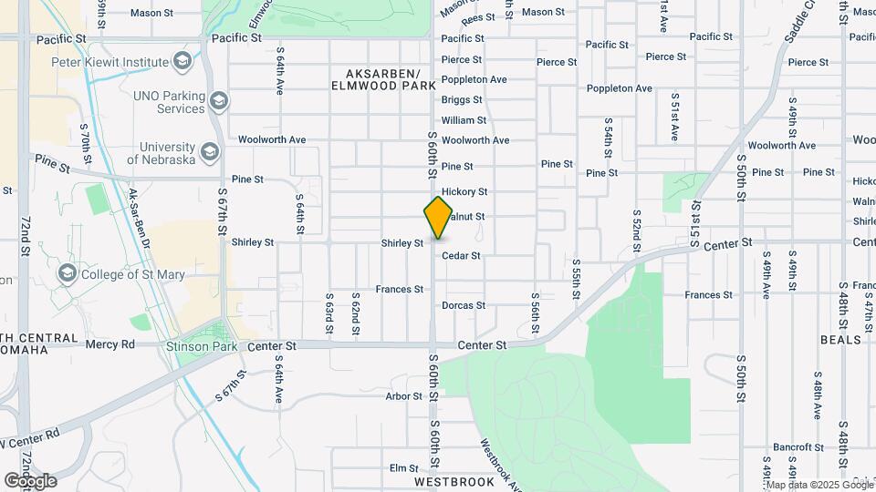 1823 S 60th St Map and Location Details