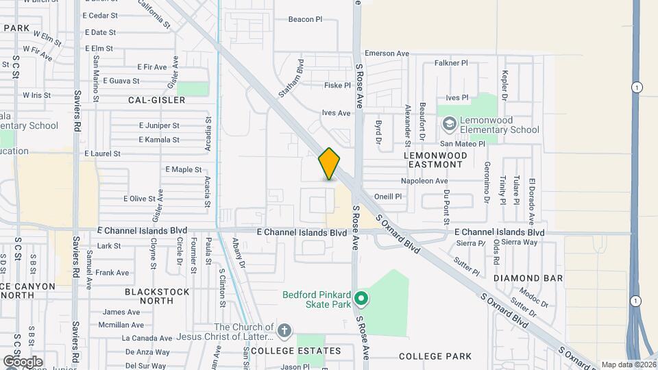 1617 Norton St Mapa y Detalles de la Ubicación