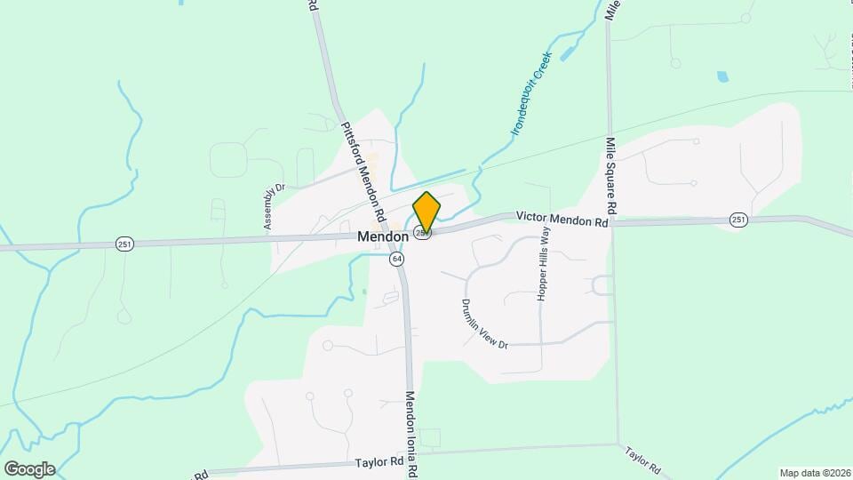 21 Victor Mendon Rd Map and Location Details