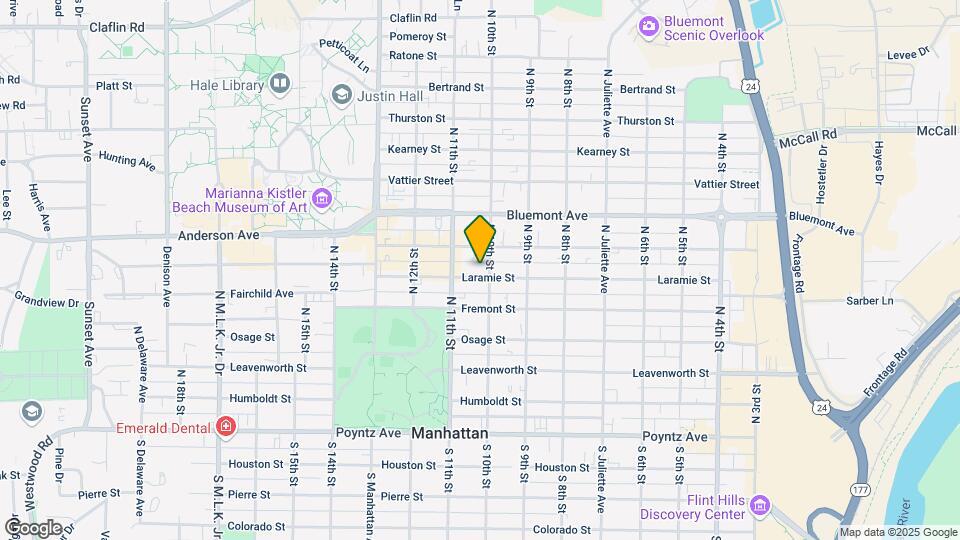 1006 Laramie St Map and Location Details