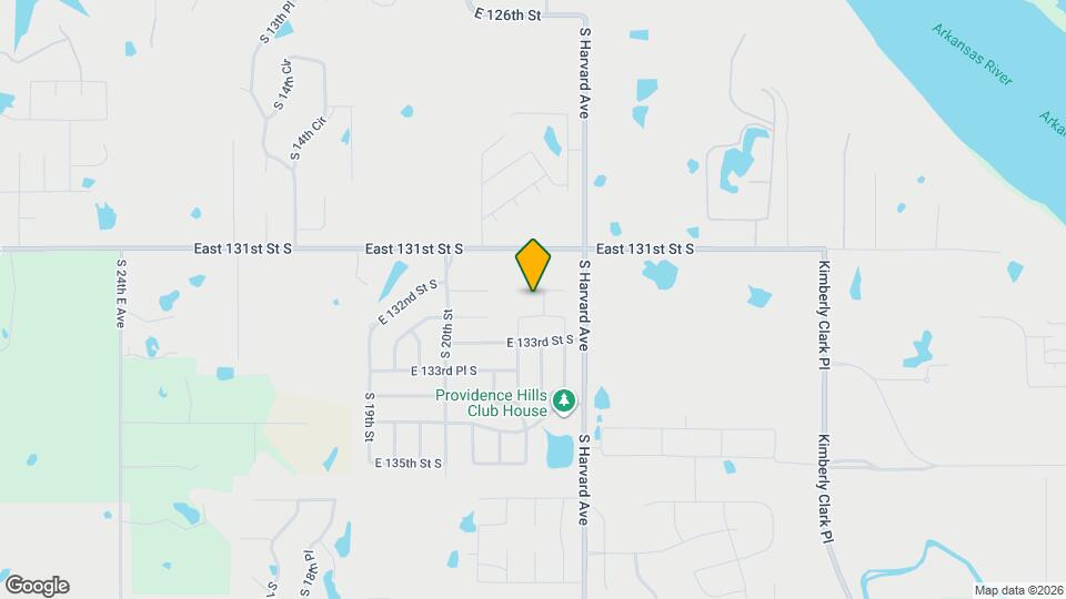 2114 E 132nd St S Map and Location Details