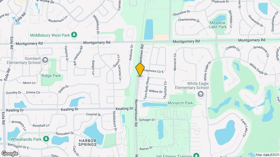 1580 Normantown Rd Mapa y Detalles de la Ubicación