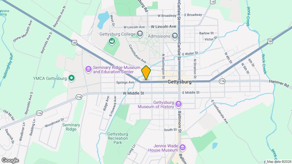 229 Chambersburg St Map and Location Details
