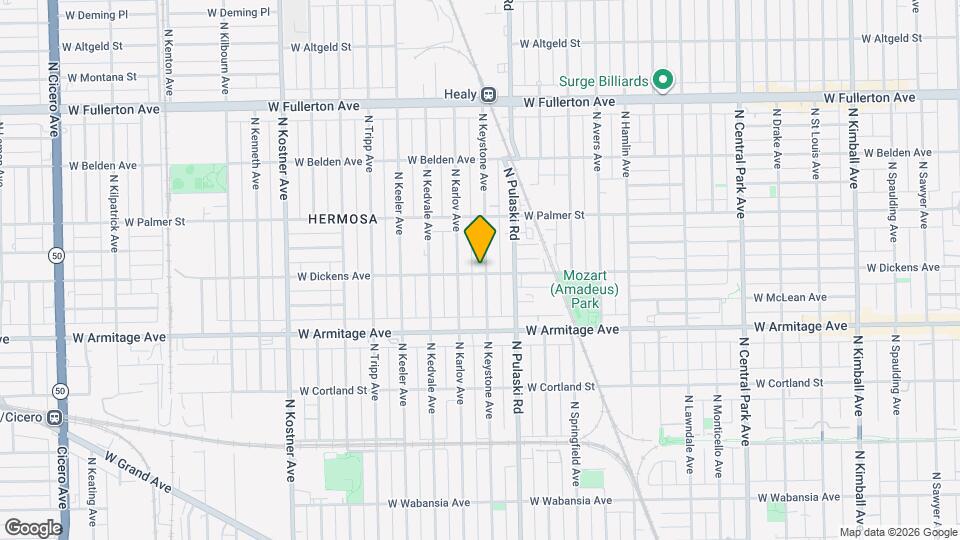 4038 W Dickens Ave Mapa y Detalles de la Ubicación