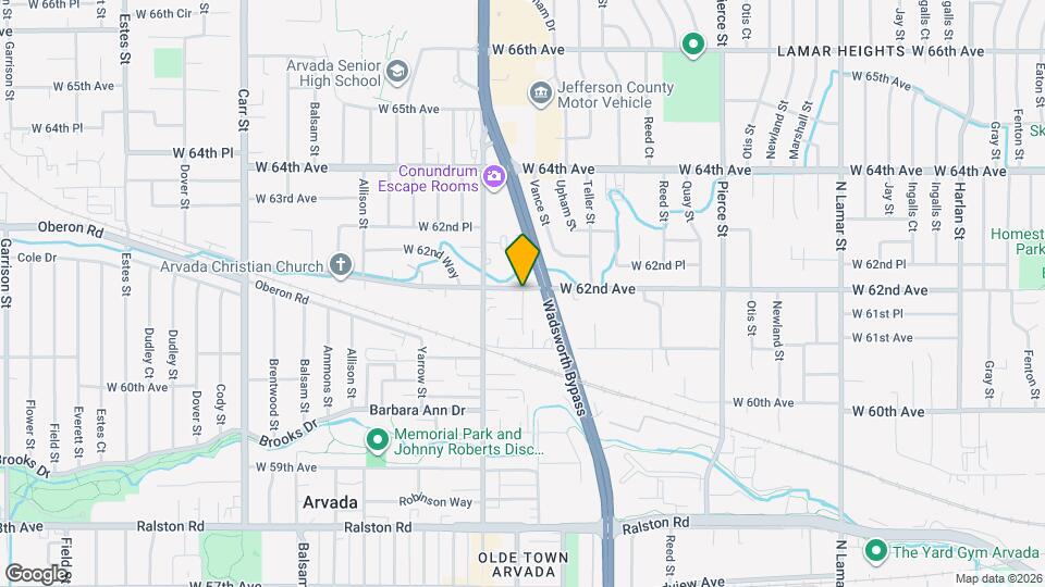 6199 Webster St Map and Location Details