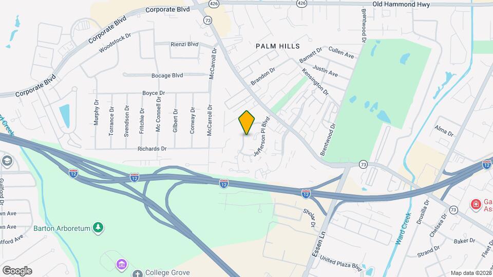 7706 N Jefferson Pl Cir Map and Location Details